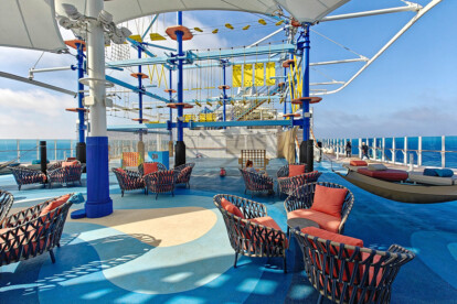 Sun Princess. Rollglider, Hochseilgarten, Coastal Climb