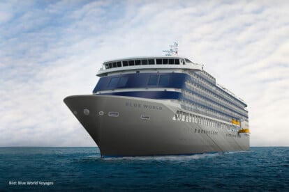Blue World Voyages, Schiff-Rendering (Bild: Blue World Voyages)