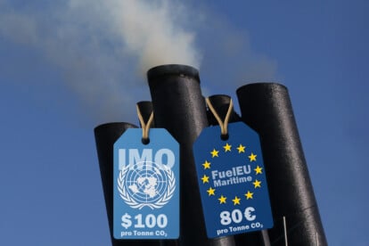 CO2-Preis-Tags IMO, FuelEU Maritime