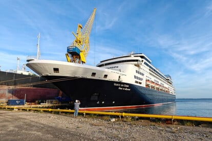 Vasco da Gama in der Lisnave-Werft, Setubal