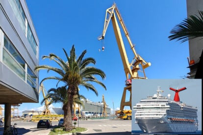 Navantia Cadiz und Carnival Liberty (Archivbilder)