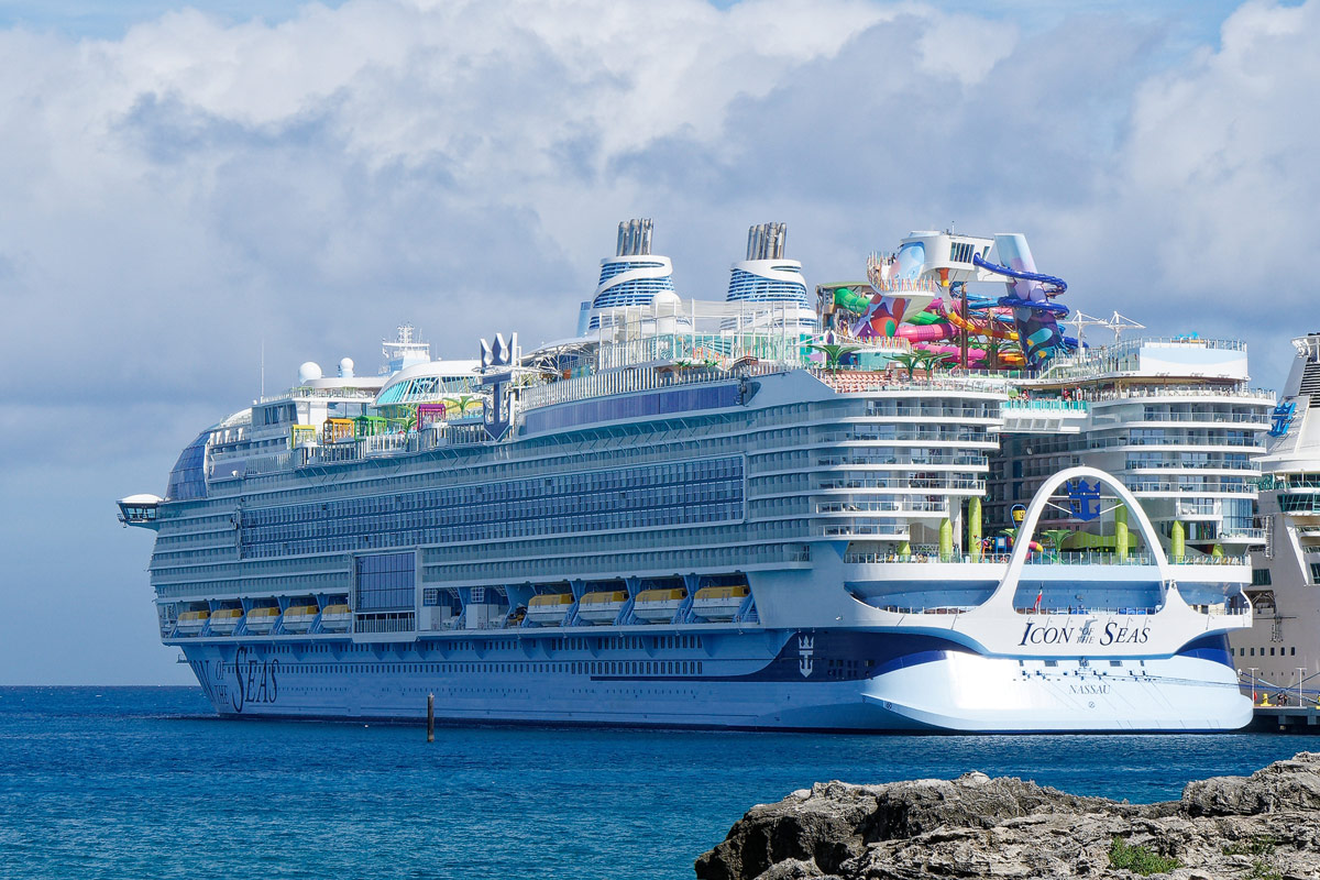 Icon of the Seas in Coco Cay