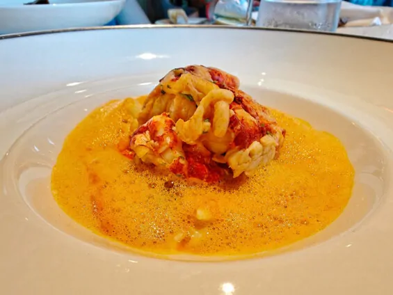 Homard de Maine, Chermoula, Risotto de Legumes