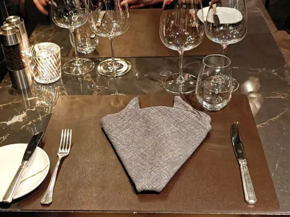 Tischset Marble Steakhaus