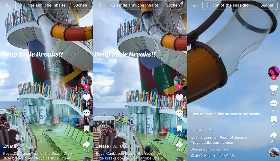 Screenshots aus Tiktok