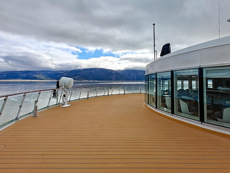 Aussendeck Observation Lounge