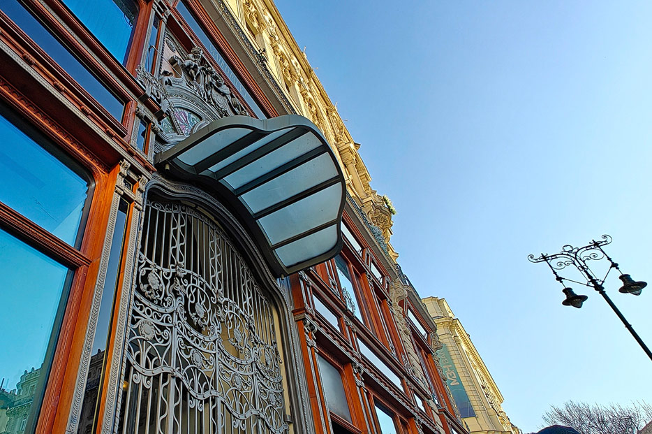 Jugenstil-Fassade, Budapest