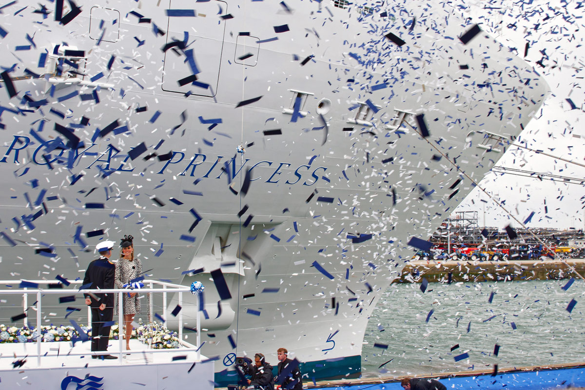 Taufe der Royal Princess