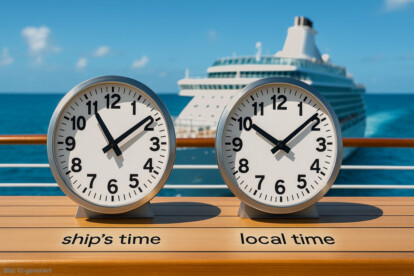 Schiffszeit vs. Lokalzeit