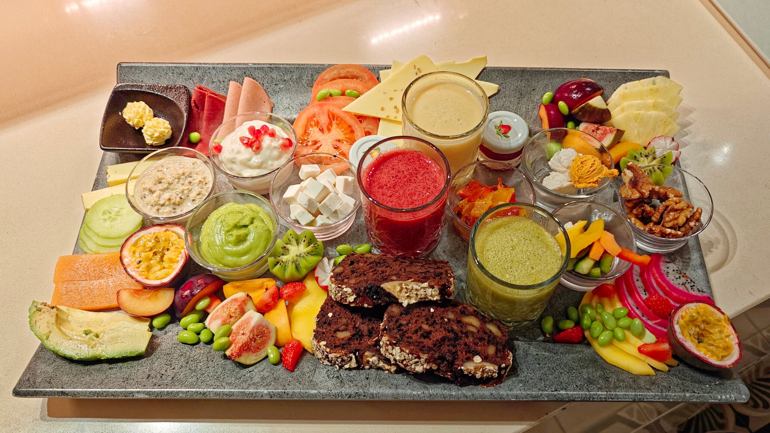 Frühstück im veganen Restaurant, AIDAnova