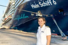 Kapitänin Kira Schikorr (Bild: TUI Cruises)