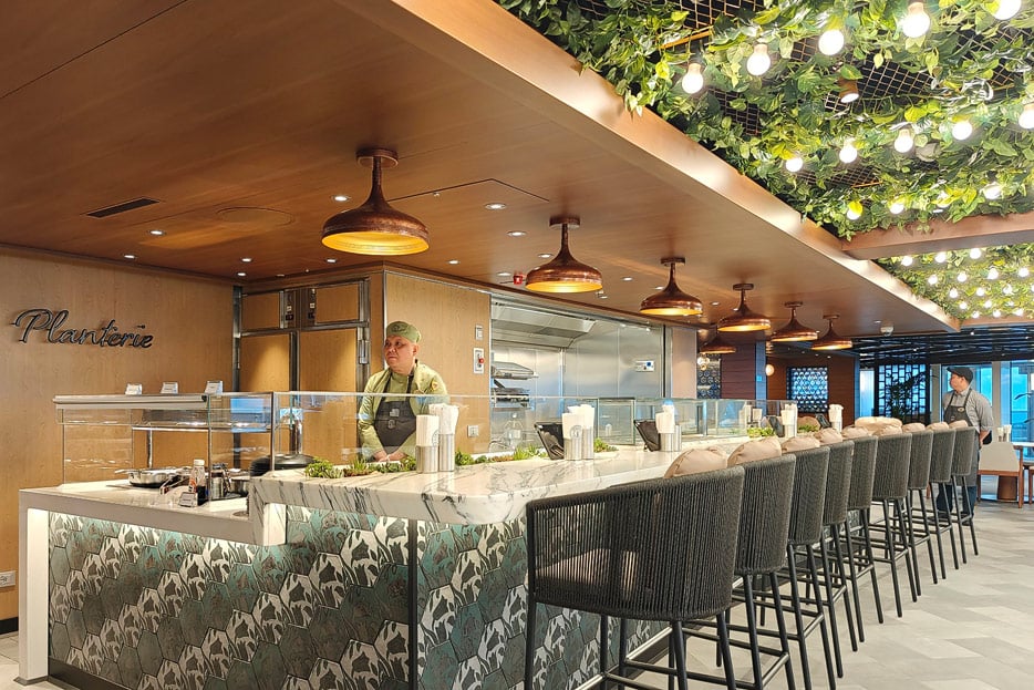 Planterie, Indulge Food Hall, Norwegian Aqua