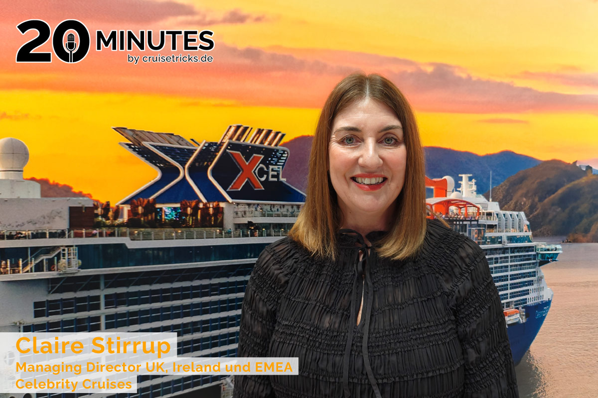 Claire Stirrup, Managing Director UK, Ireland und EMEA bei Celebrity Cruises