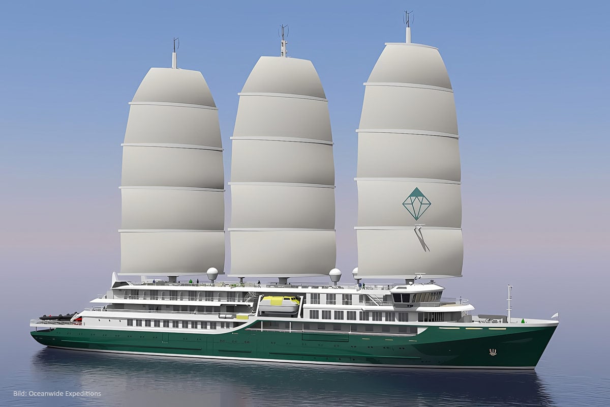 Oceanwide Expeditions bestellt zwei Eco-Sail-Expeditionsschiff, Oceanwide Expeditions