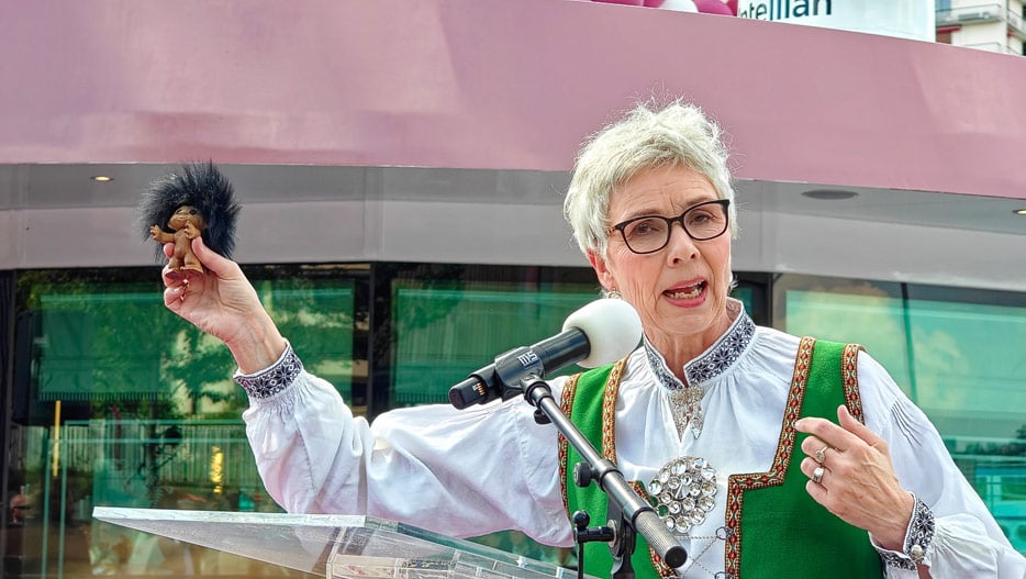 Taufpatin Cecilie Kopperud