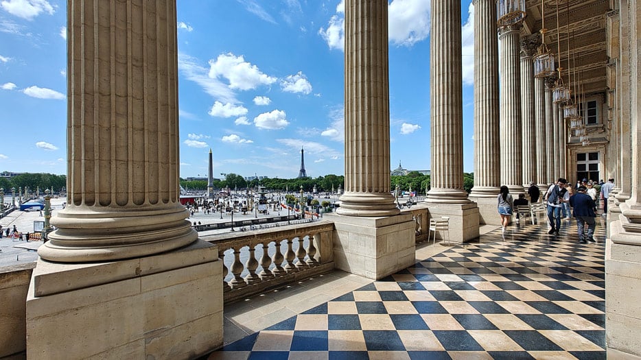 Place de la Concorde, Blick vom Hotel de la Marine