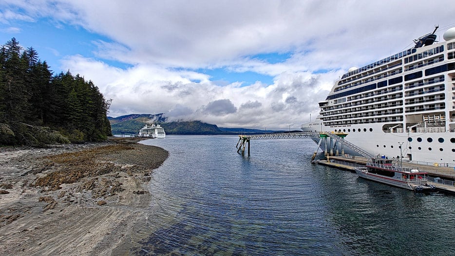 MSC Poesia in Icy Strait Point