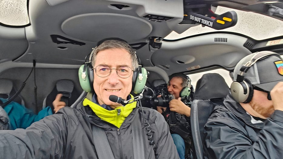 Flug zum Mendenhall Glacier