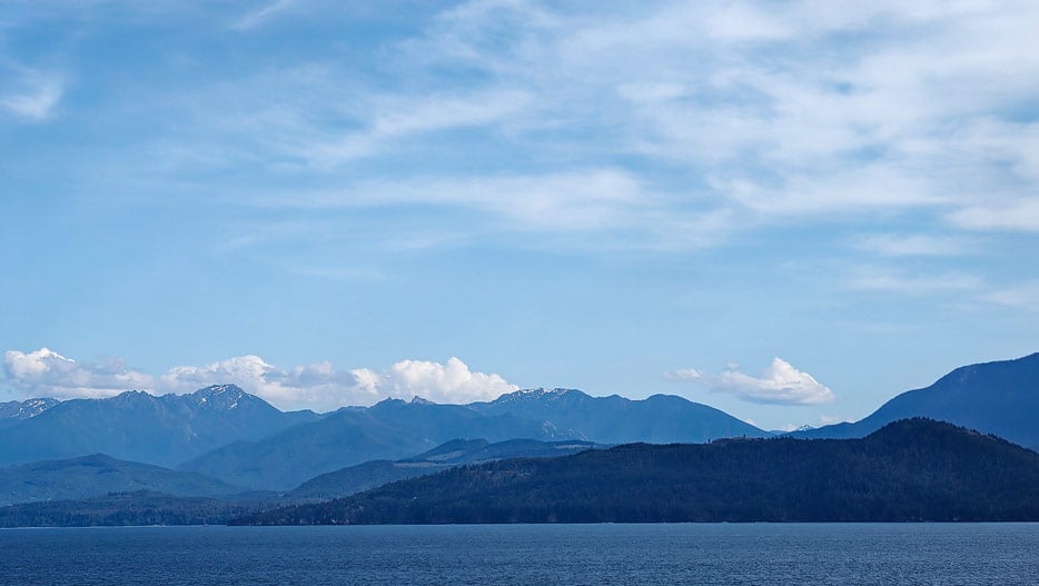 Anfahrt auf Victoria, BC