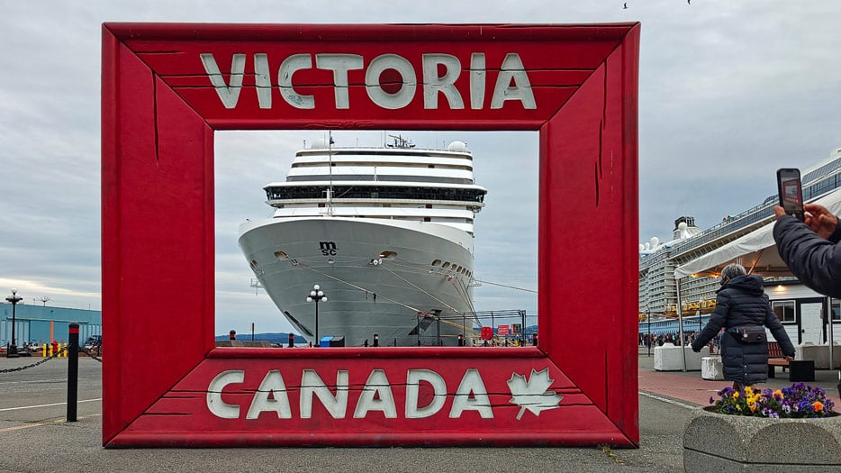 MSC Poesia in Victoria, BC