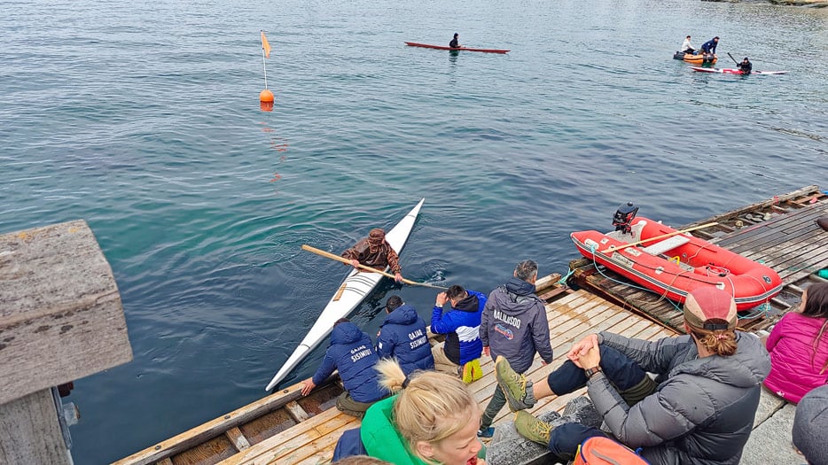 Kayak-Wettkampf