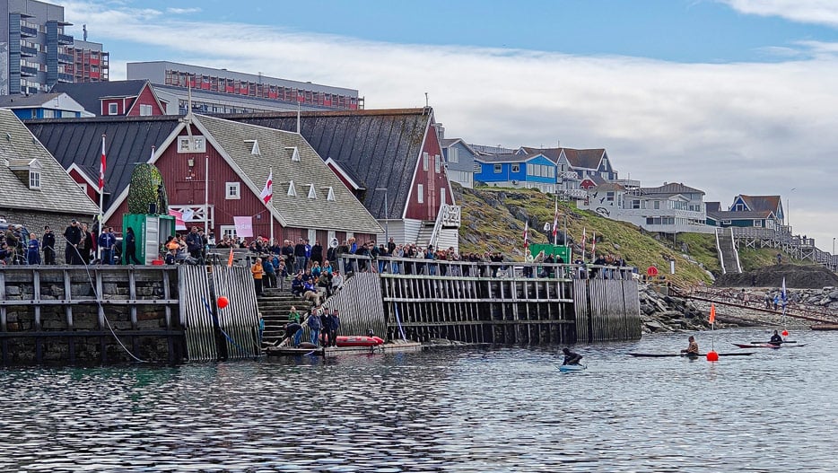 Kayak-Wettkampf