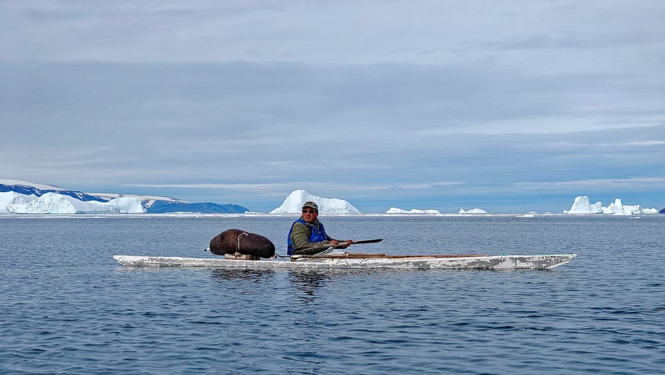 Kajak-Ausflug in Qaanaaq