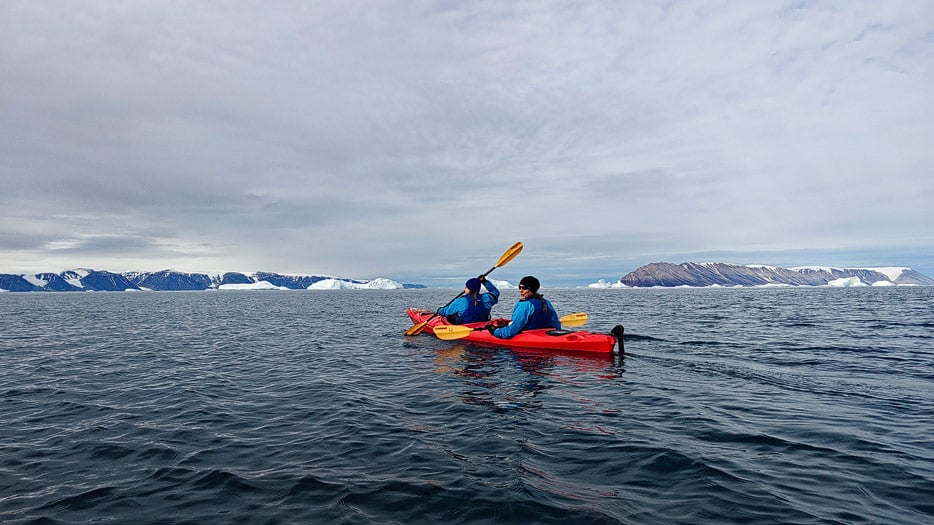 Kajak-Ausflug in Qaanaaq