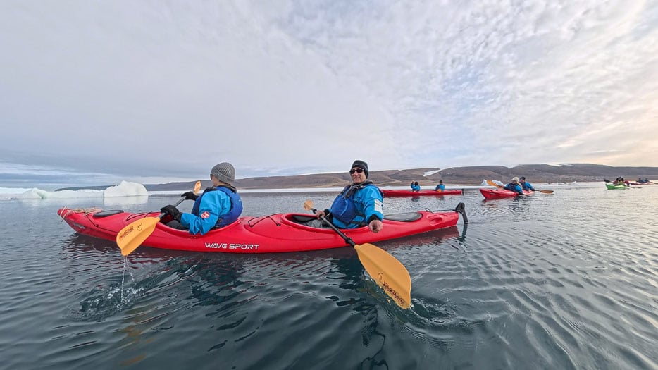 Kajak-Ausflug in Qaanaaq