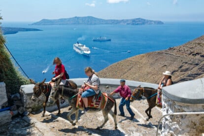 Eselspfad in Santorini