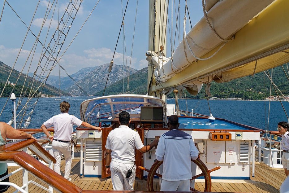Anfahrt auf Kotor