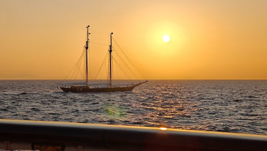 Sonnenaufgang bei Poros