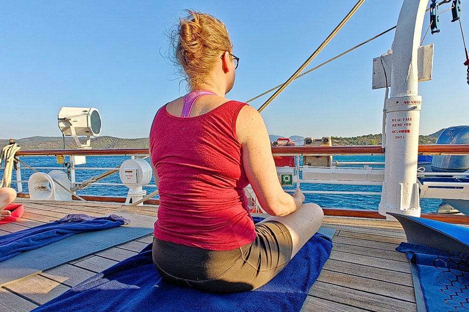 Yoga am Morgen