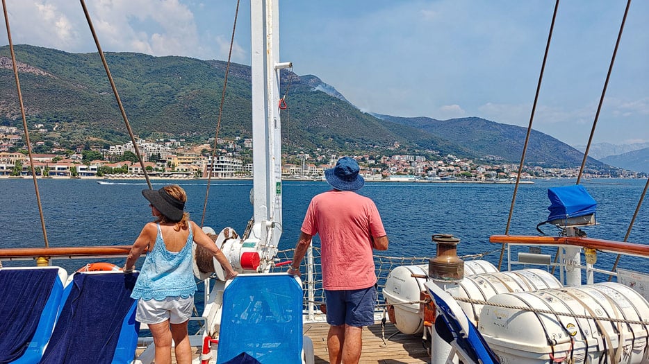 Anfahrt auf Kotor