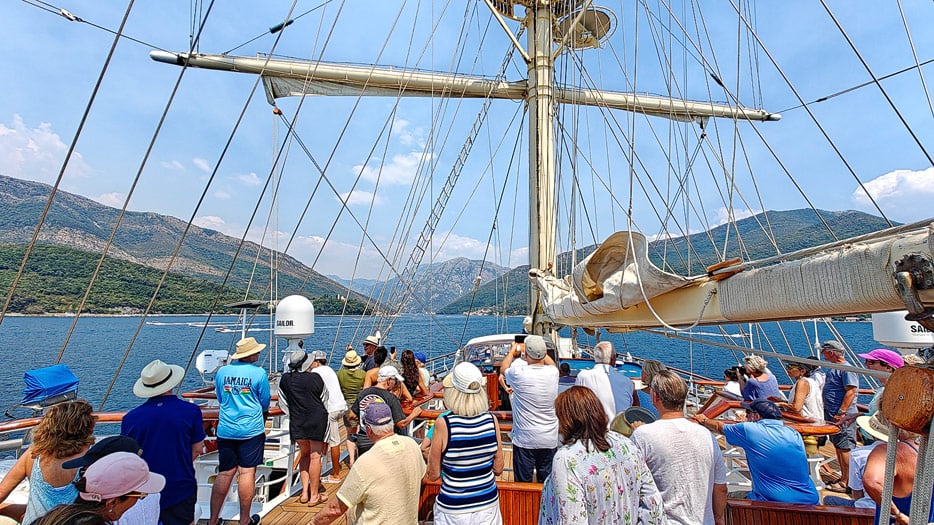 Anfahrt auf Kotor