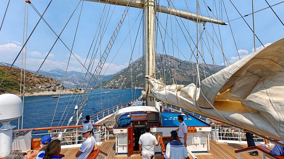 Anfahrt auf Kotor