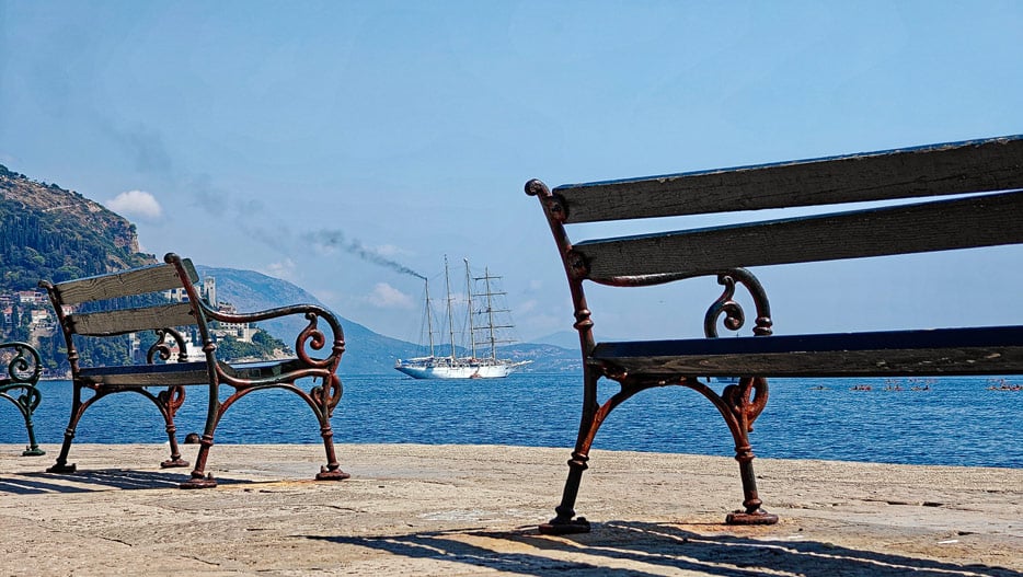 Star Clipper vor Dubrovnik
