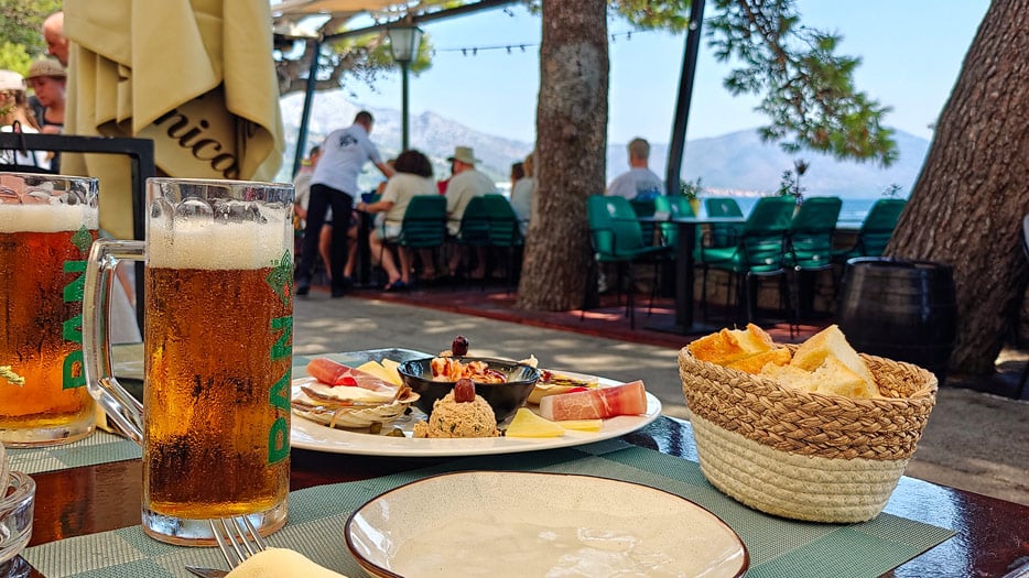 Mittagessen in Korcula
