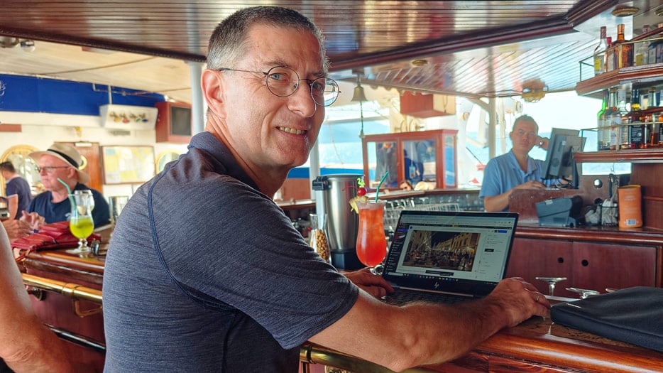Der schönste Arbeitsplatz der Welt: die Tropical Bar der Star Clipper