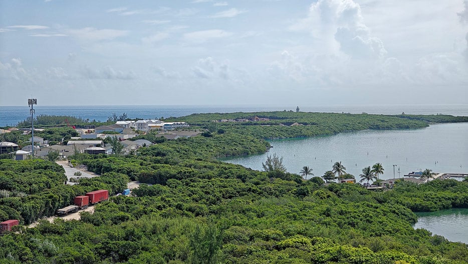 unerschlossener Bereich der Insel