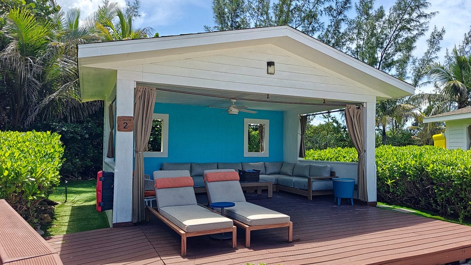 Cabanas am Strand