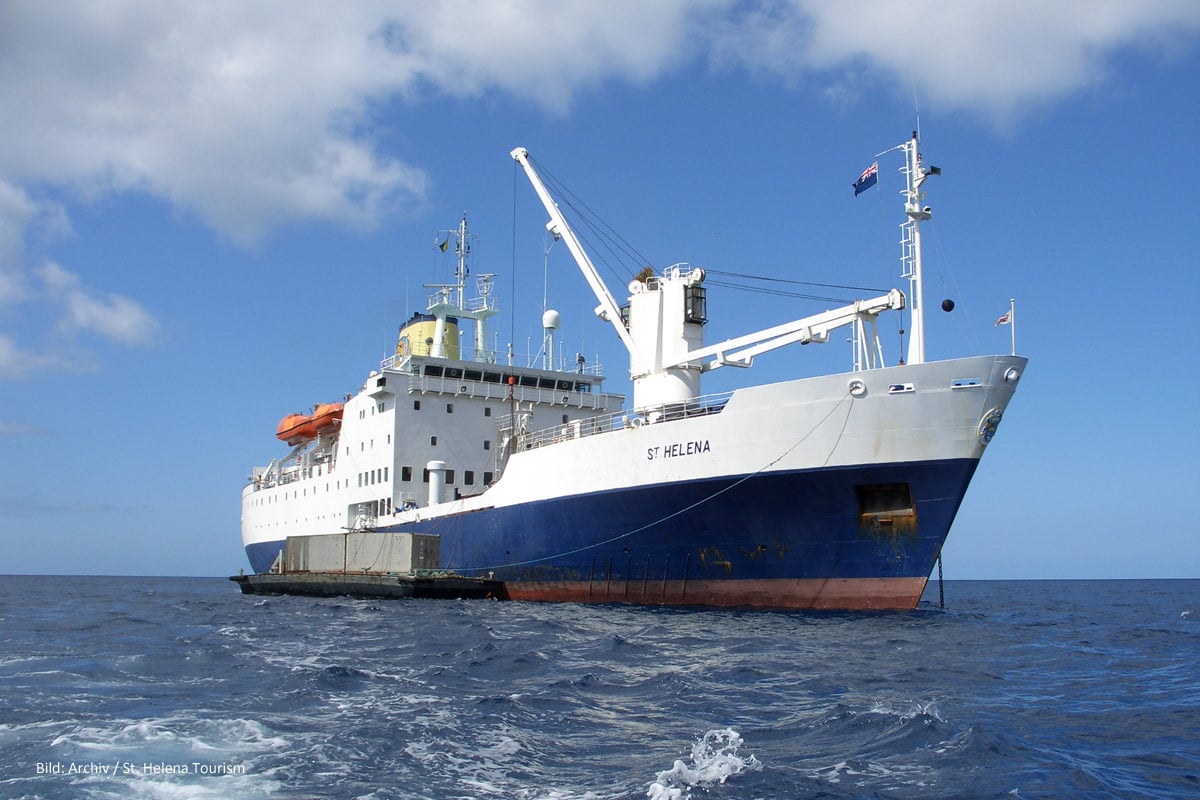 RMS St. Helena (Bild: Archiv / St. Helena Tourism)