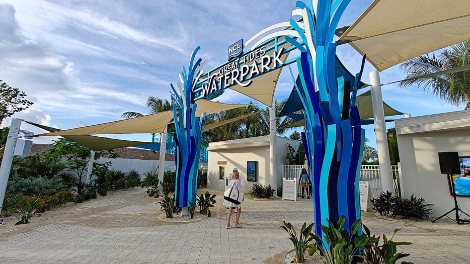 Great Tides Waterpark, Eingang