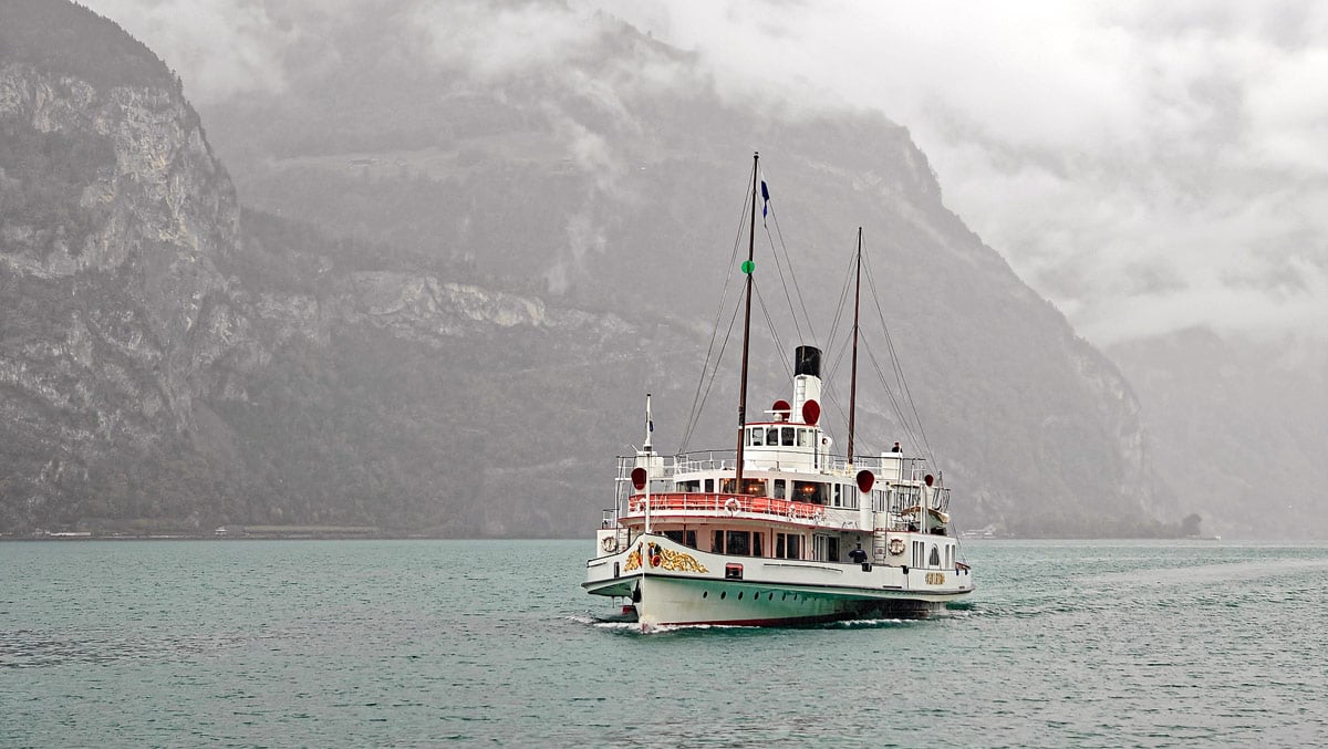 Stadt Luzern, Raddampfer, Vierwaldstätter See